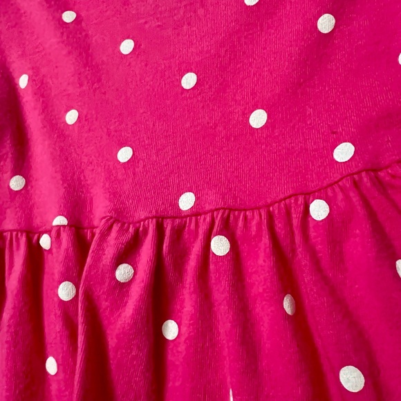 Bundle Of Jumping Beans Blue Heart Dress 2T And Pink Polka Dot Cat Dress 24 mths - Picture 10 of 11